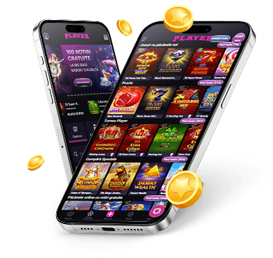 Telefoane cu aplicația Player Casino deschisă