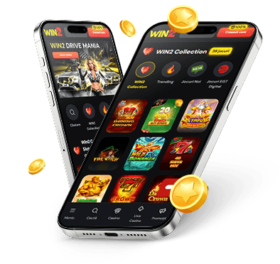 Telefoane cu aplicația Win2 Casino deschisă
