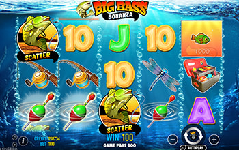 Big Bass Bonanza simboluri scatter
