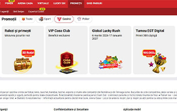 Promoții la Casa Pariurilor