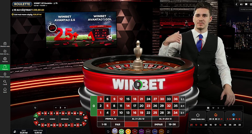 Mese de cazino live la Winbet