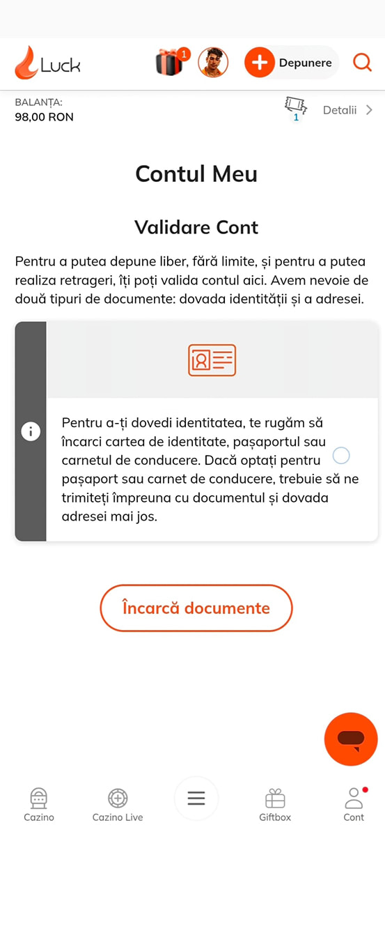 Parcurge verificarea KYC
