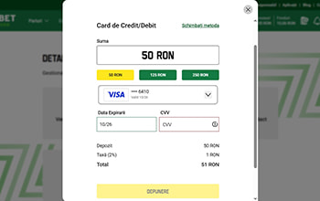 Depunere la Unibet