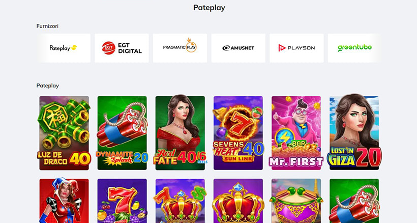 Furnizori de software Powerbet Casino