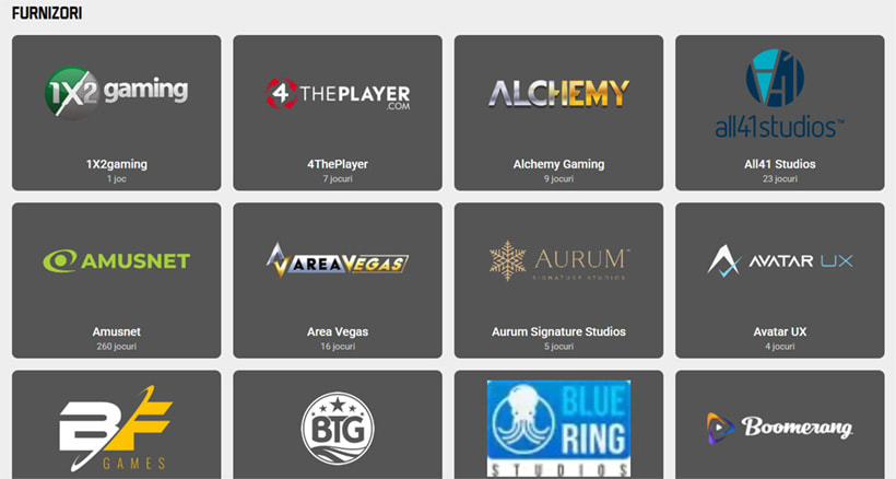 Furnizori de software la Unibet