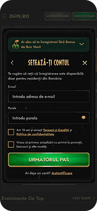 Setarea contului la Don.ro