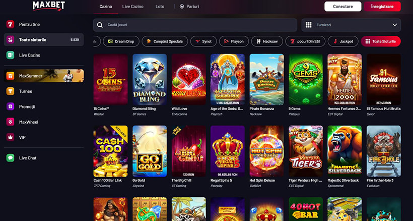 Jocuri MaxBet