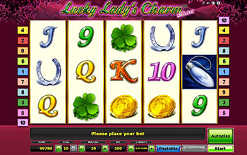 Lucky Lady's Charm Deluxe grilă de joc