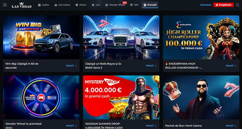 Promoții Las Vegas Casino