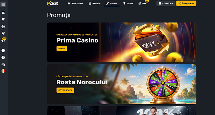 Promoțiile de la Prima Casino