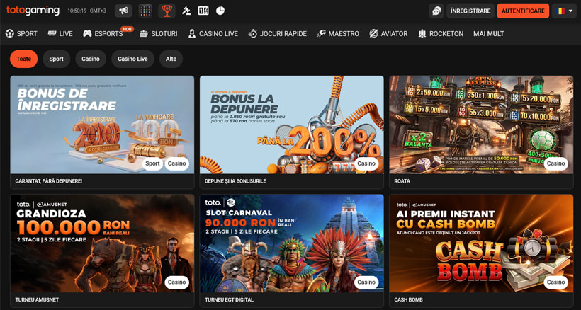 Promoții TotoGaming Casino