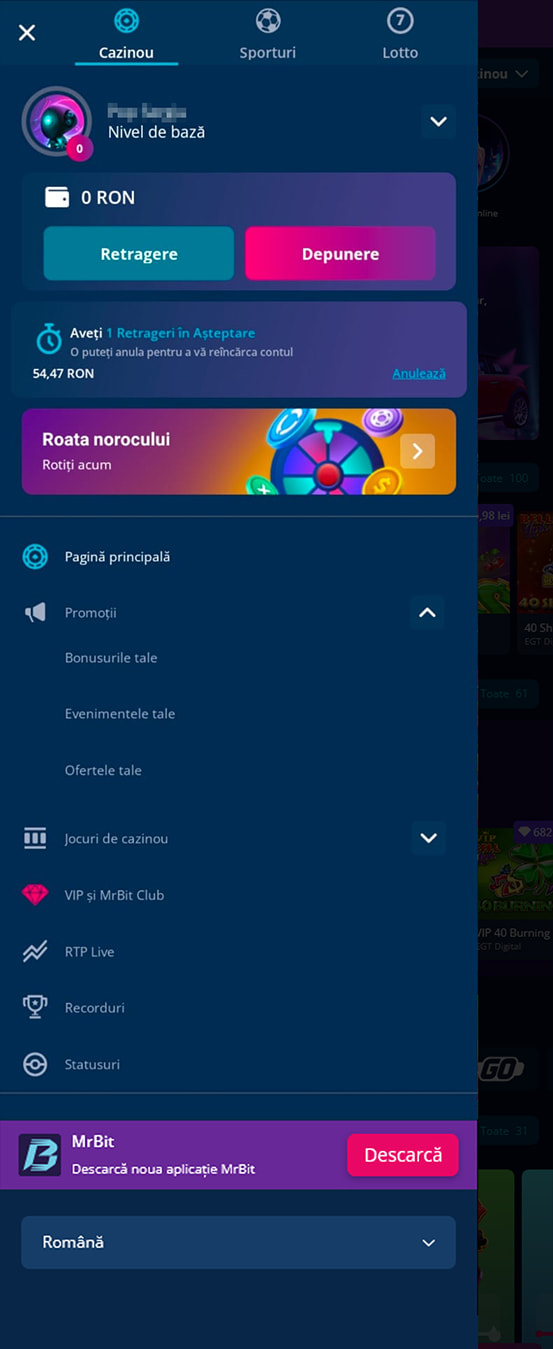 Pasul 4: Retragere în așteptare