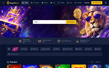 Prima pagină Royal Slots Casino