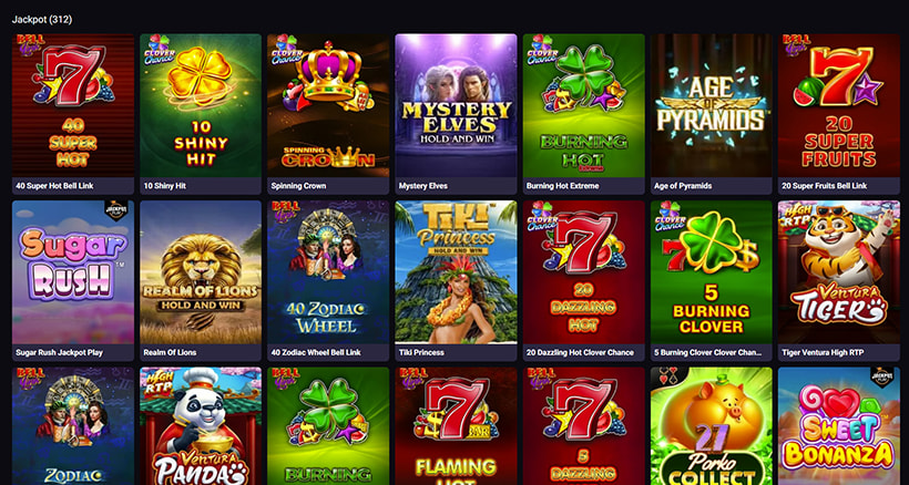 Portofoliul de sloturi cu jackpot Player Casino