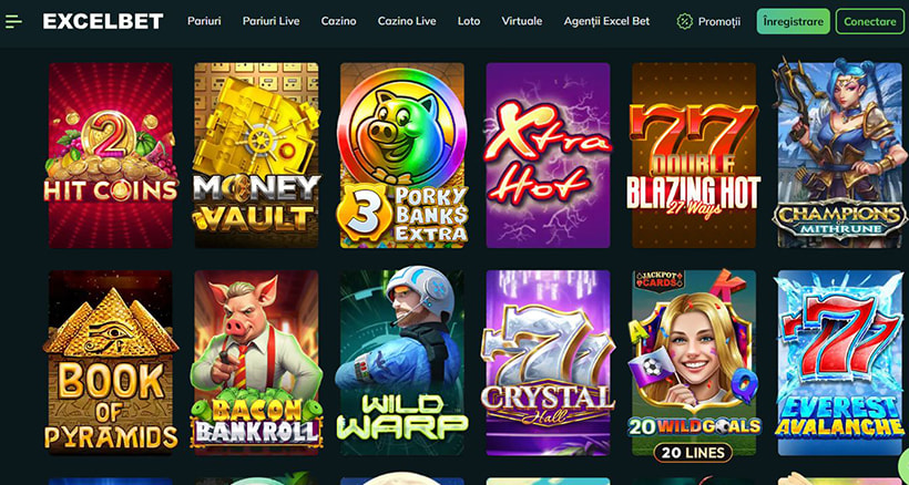 Sloturi la Excelbet