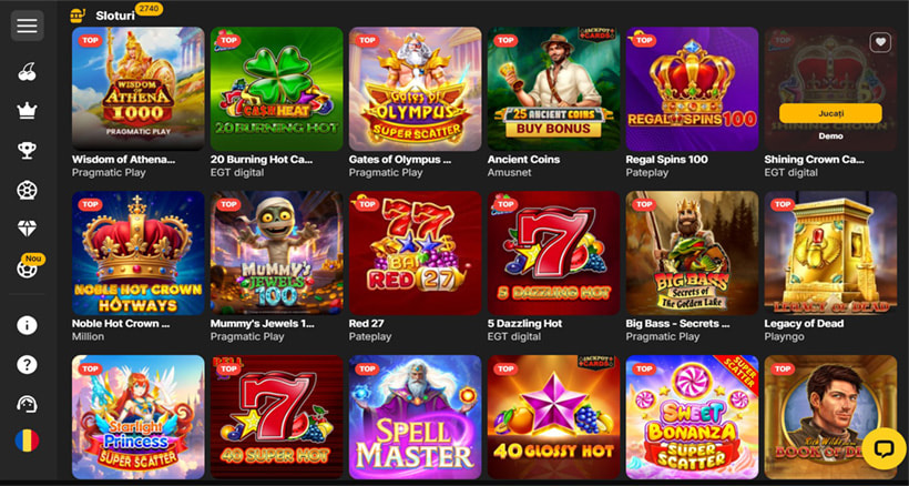 Sloturi Million Casino