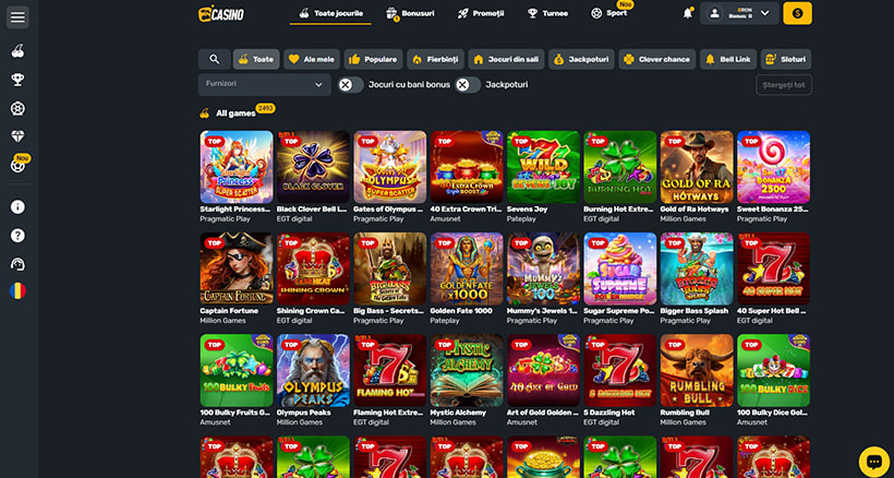 Sloturi la Prima Casino