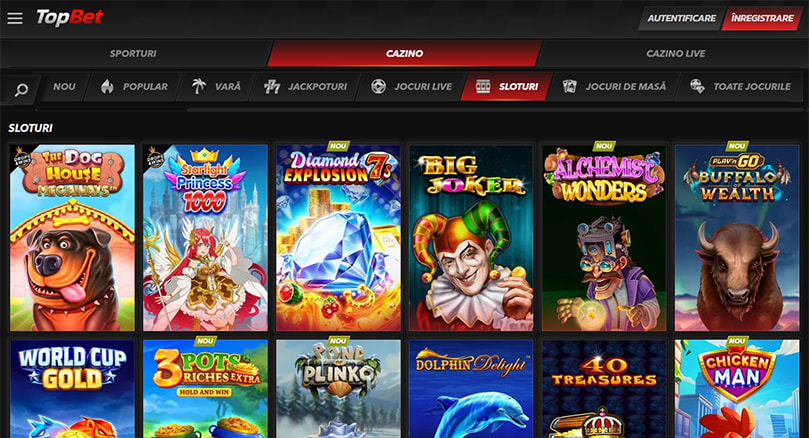 Sloturi online la TopBet