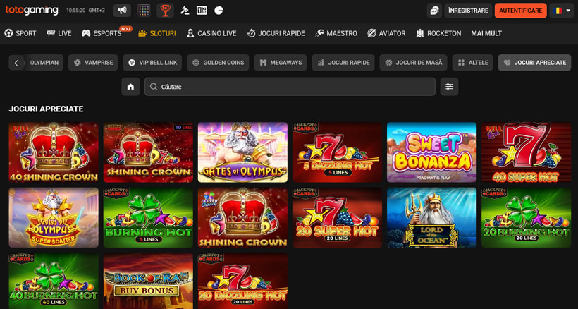 Sloturi online la TotoGaming