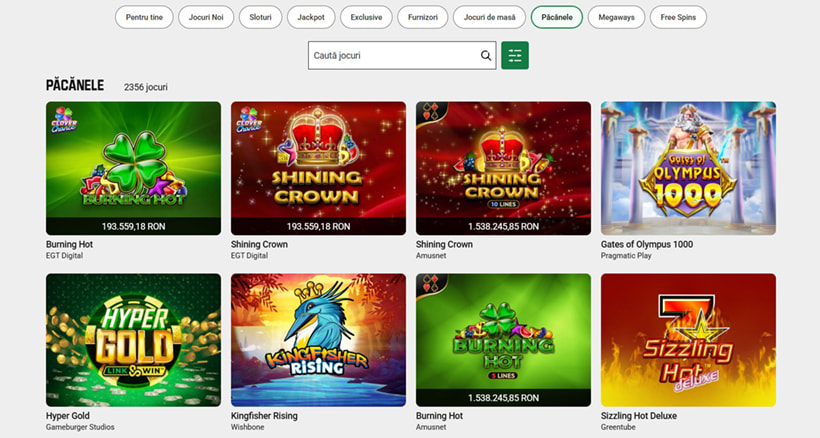Sloturi Unibet