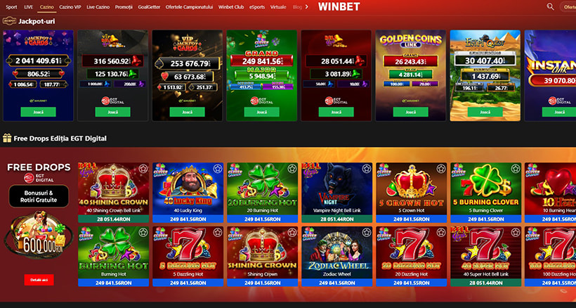 Sloturi Winbet Casino