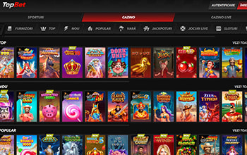 Prima pagină TopBet Casino