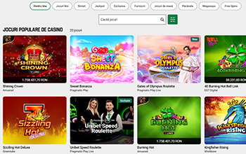 Pagină principală Unibet
