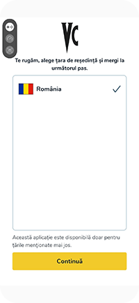 Pasul 1 de înregistrare la Vlad Cazino